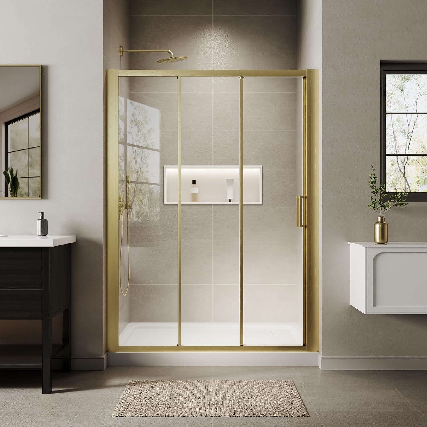 Tri-Fold shower door